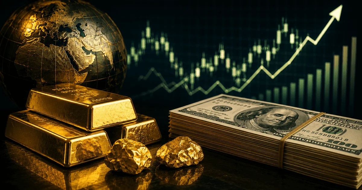 Safe-Haven Gold Slips as Rising Geopolitical Tension Lifts the U.S. Dollar