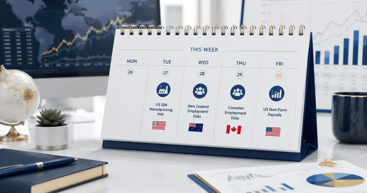 Week Ahead: US NFP, ISM Manufacturing, NZ Jobs and Canada Employment Set Up a Big Macro Week