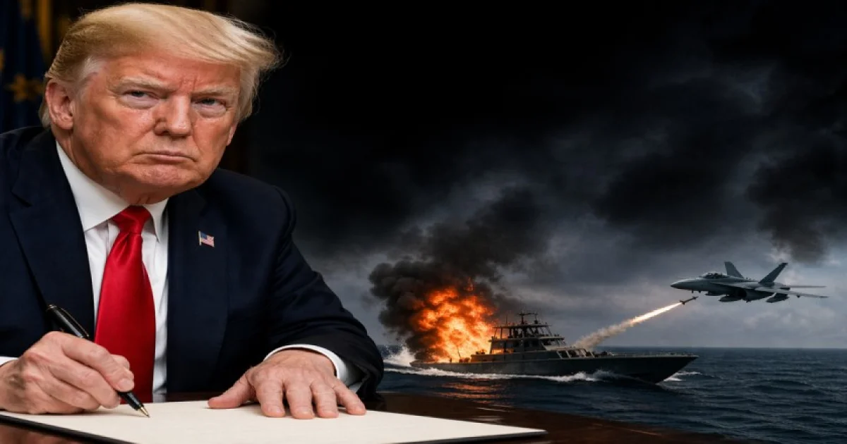 Trump Orders Strikes on Any Vessel Laying Mines in Strait of Hormuz