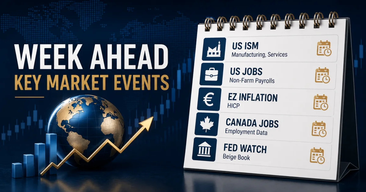 Week Ahead: US Jobs, ISM Data and Eurozone Inflation Set to Drive Markets